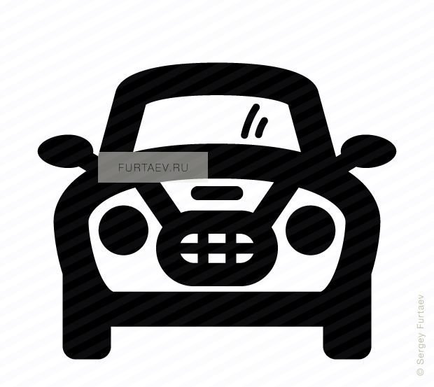 620x553 Mini Car Vector Icon