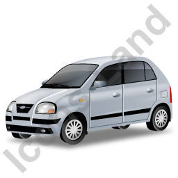256x256 Minicar Grey Icon, Pngico Icons