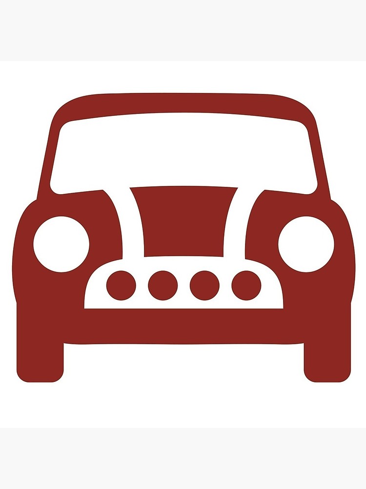 750x1000 Mini Cooper Icon Greeting Card