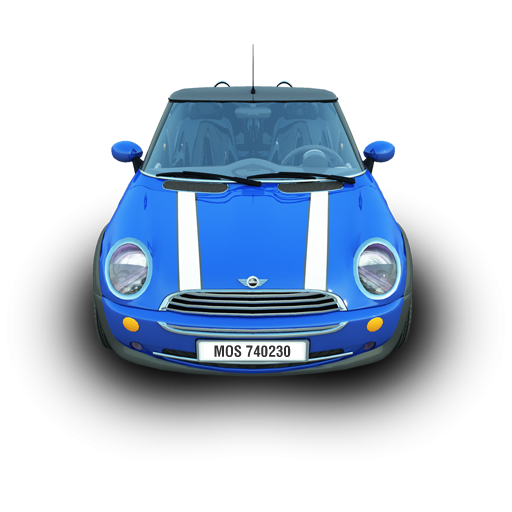 512x512 New Blue Mini Cooper Icon, Png Clipart Image