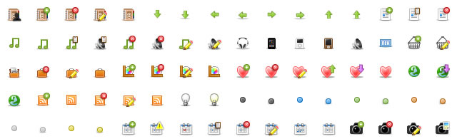 640x195 Web Development And Design Mini Icon Sets