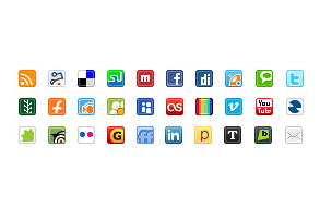 Social Media Mini Icon Pack 293x191 Social Media Mini Icon Pack