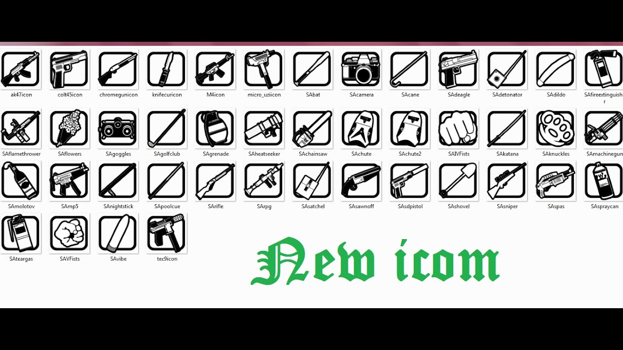 1280x720 Gta Sa Mod New Icon Hud And Radar