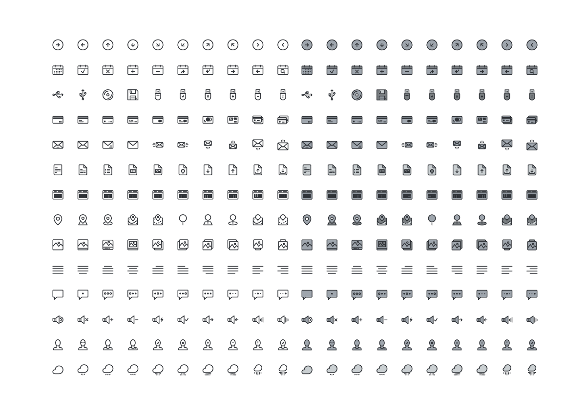 1200x850 Free Minimalist Icons For Users