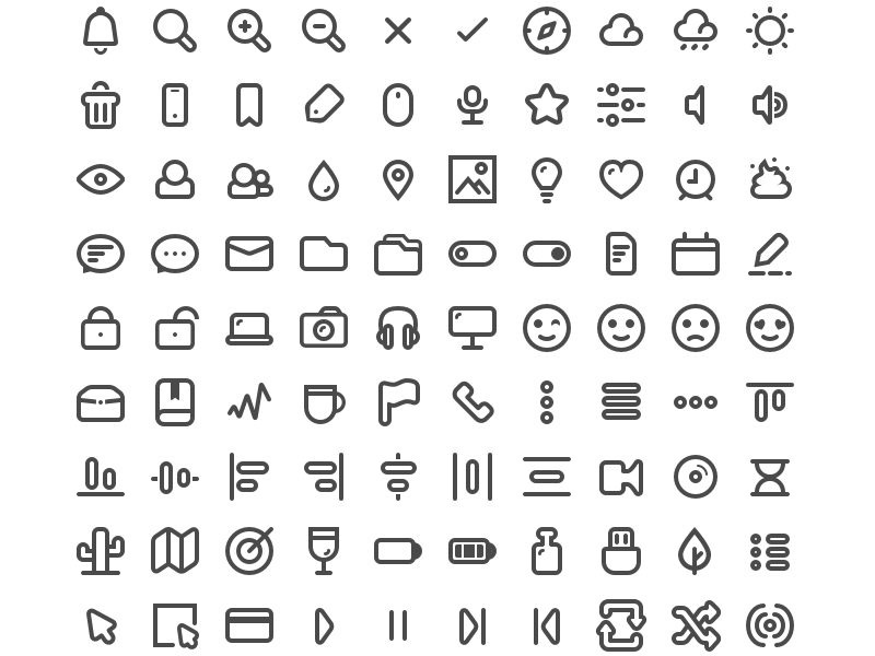 800x600 Minimal Icons