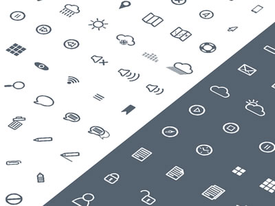 400x300 Free Useful Minimal Icon Sets
