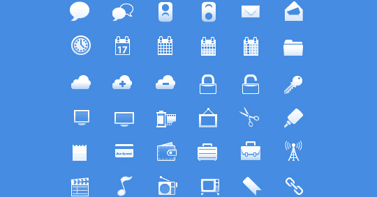 540x283 High Quality And Free To Use Minimalist Icon Sets