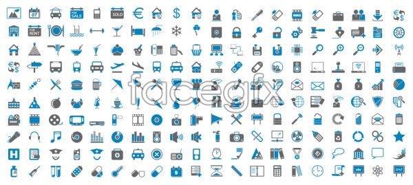 600x269 Blue And Gray Minimalist Icon Car Sale Listing Vector Free Icons