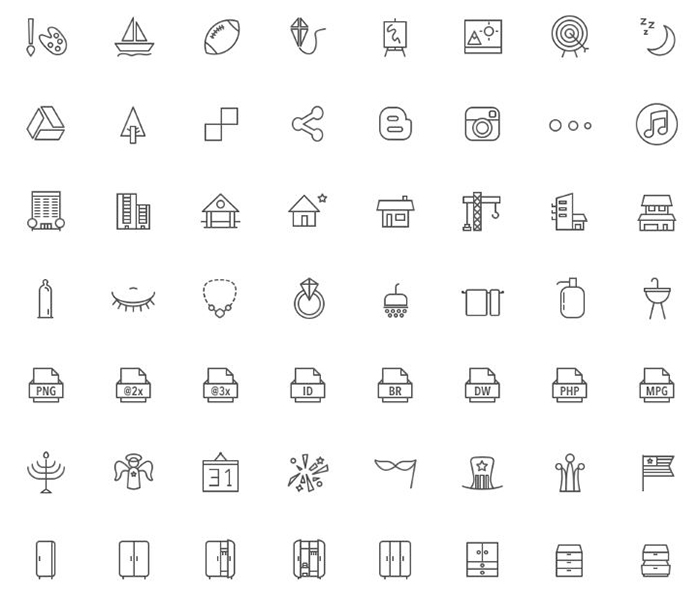 700x593 Freebie Minimalist Icon Sets For Web Design Vol I