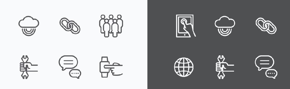 964x296 Free High Quality Minimalist Icon Sets