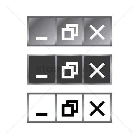450x450 Free Minimize Button Stock Vectors Stockunlimited