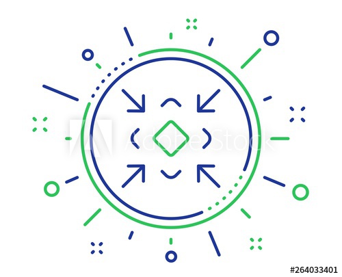 500x405 Minimize Arrow Line Icon Small Screen Symbol Minimise Navigation