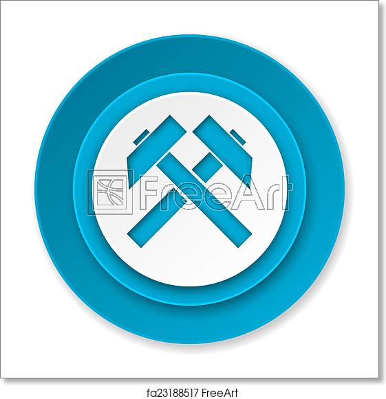 561x581 Free Art Print Of Mining Icon Freeart