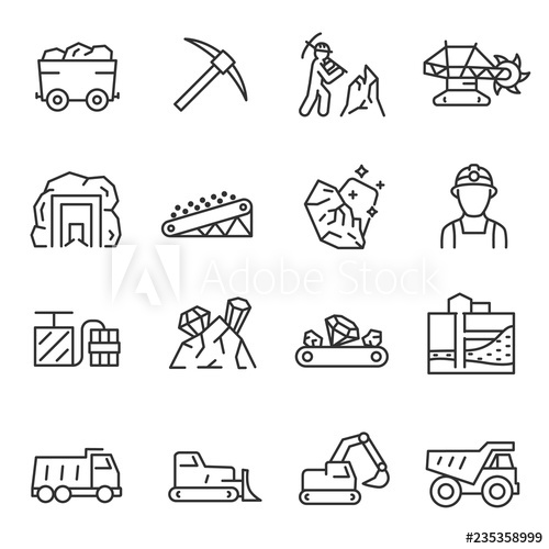 Mining Icon at Vectorified.com | Collection of Mining Icon free for ...