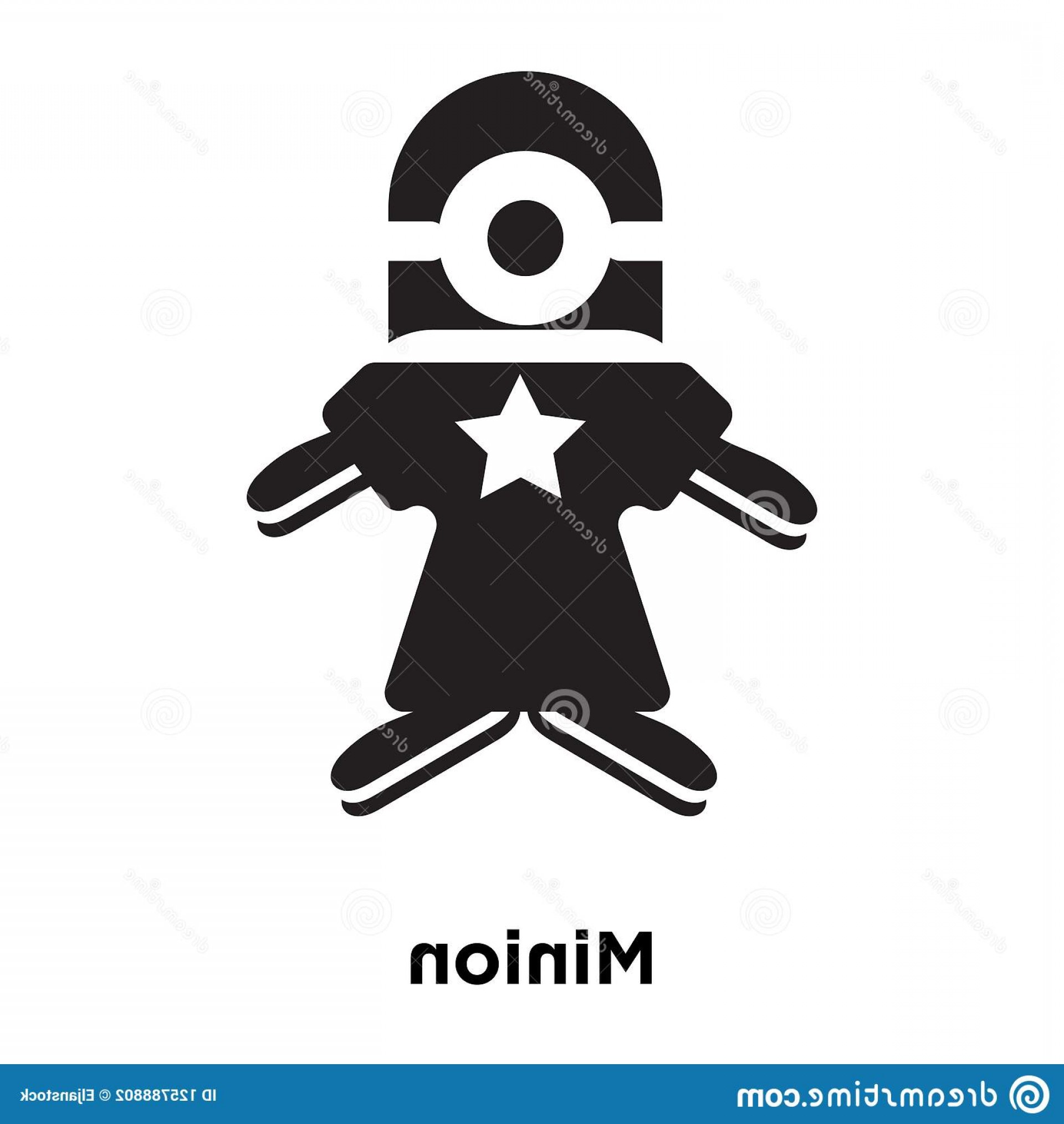 1920x2028 Minion Icon Vector Isolated White Background Logo Concept Minion