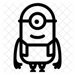 256x256 Minion Icon Of Line Style