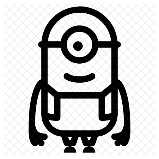 512x512 Minion Icon Of Line Style