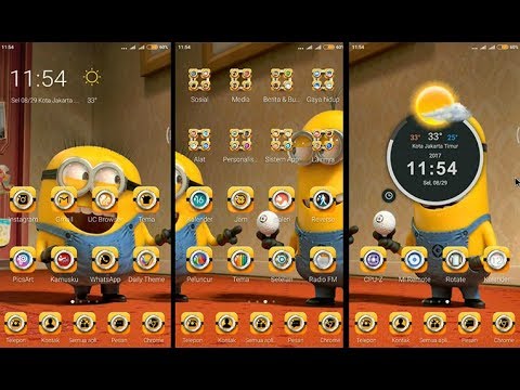 480x360 Tema Minion Android Full Icon