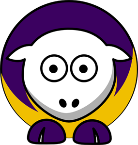 285x299 Sheep Toned Minnesota Vikings Colors Png, Clip Art For Web