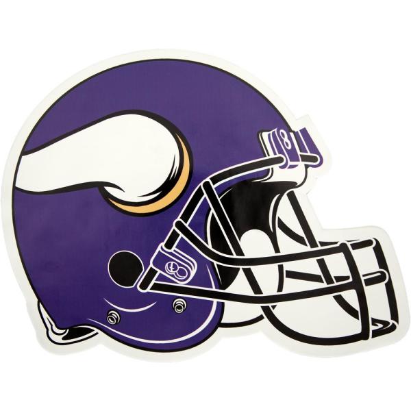 600x600 Applied Icon Nfl Minnesota Vikings Outdoor Helmet Graphic Large
