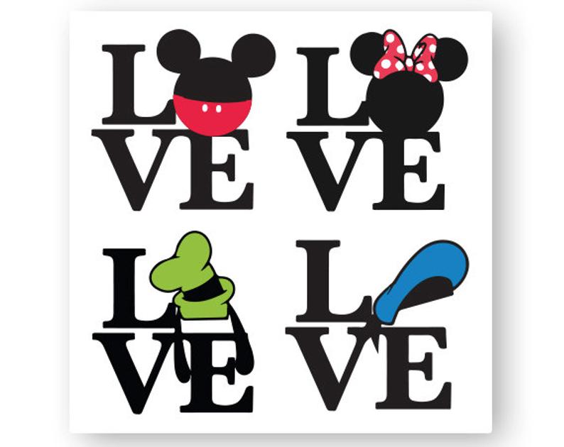 794x630 Disney Love Icon Mickey Mouse Icon Minnie Mouse Goofy Etsy