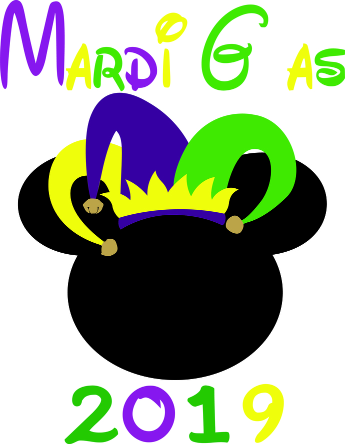 690x889 Disney, Mardi Gras, Icon Minnie Mouse