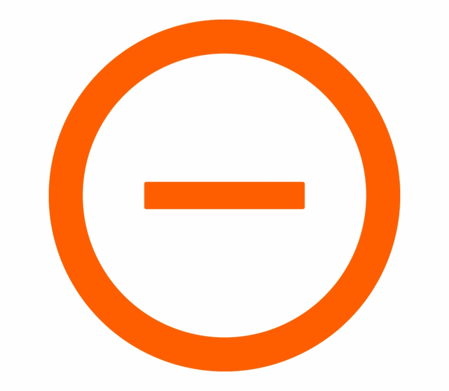 920x800 Minus Subtract Decrease Button Symbol Icon Math