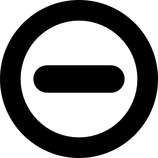 512x512 Minus Circular Button Icons Free Download