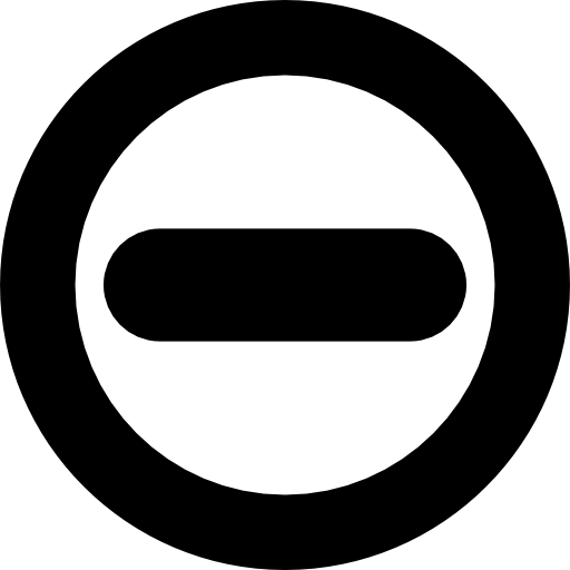 512x512 Minus Circle Icons Free Download