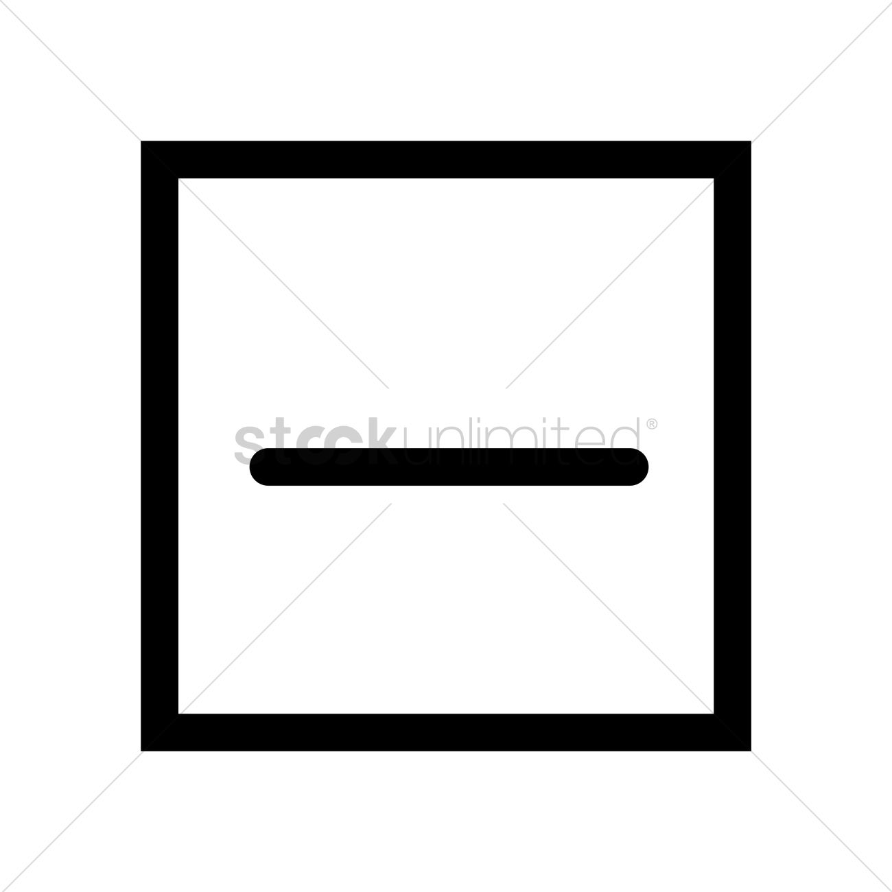1300x1300 Minus Icon Vector Image