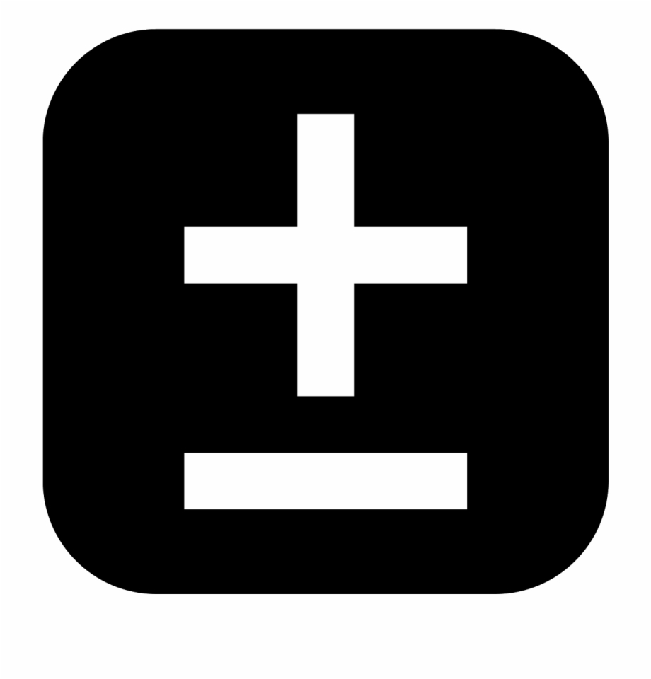 920x960 Plus Minus Icon Png