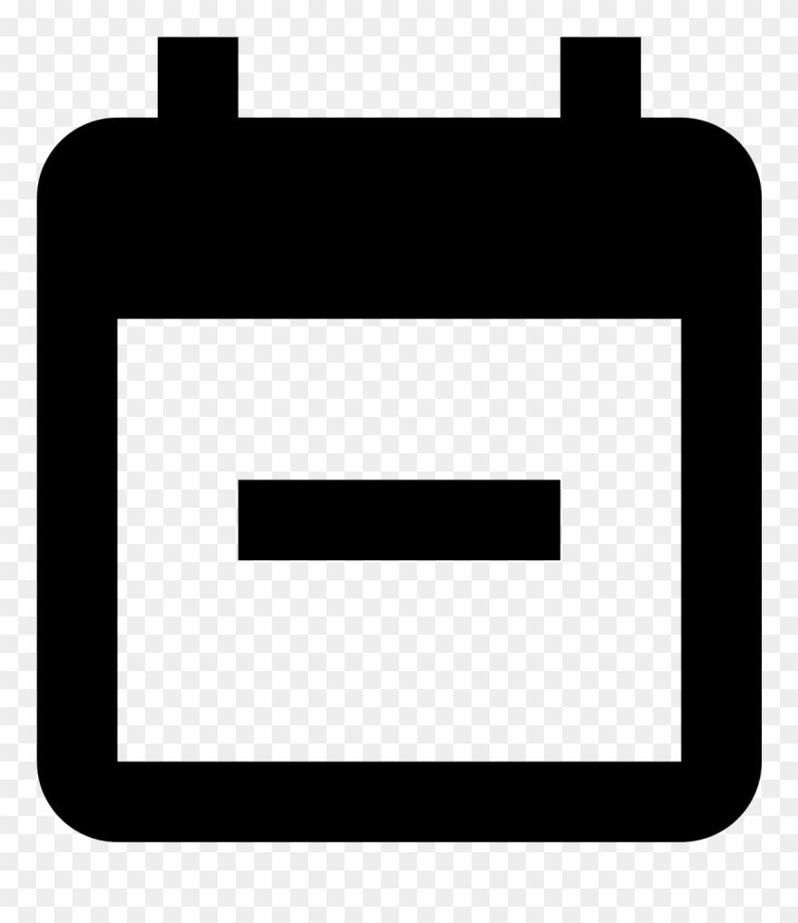 880x1018 Calendar Minus Icon