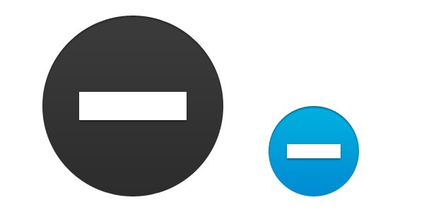 600x300 Minus Sign Icon