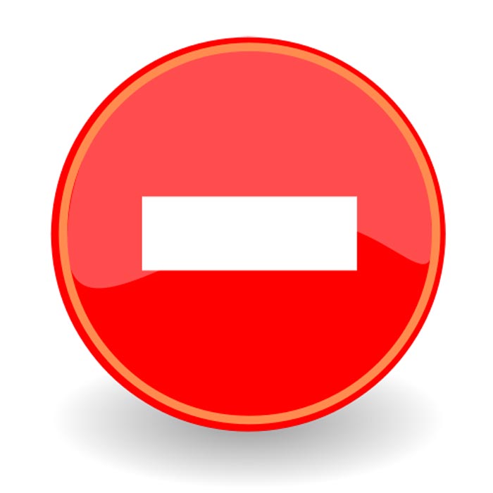 700x700 Minus Sign Icon