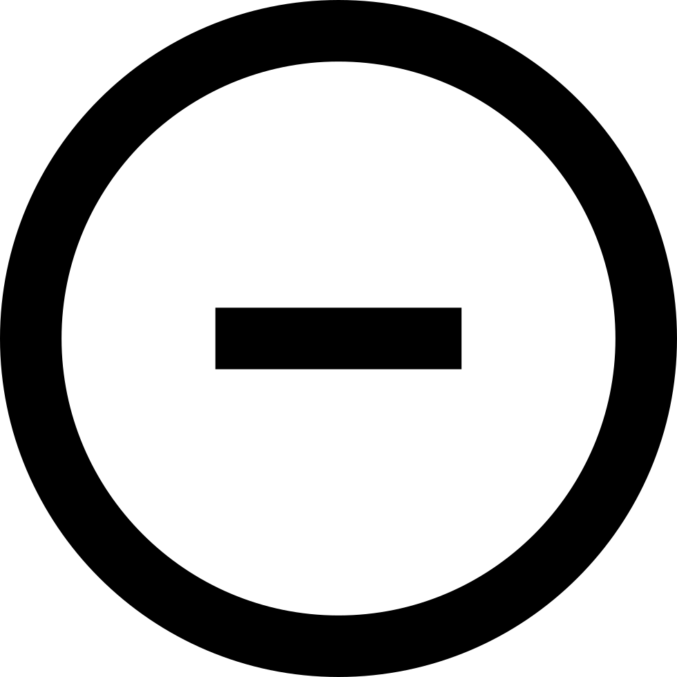 980x980 Minus Sign In A Circle Png Icon Free Download