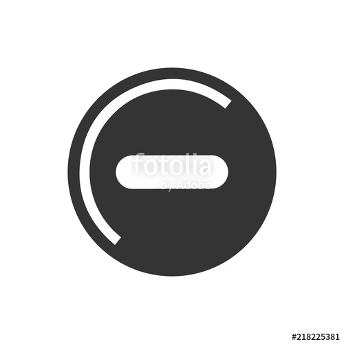 500x500 Minus Sign Icon Stock Image And Royalty Free Vector