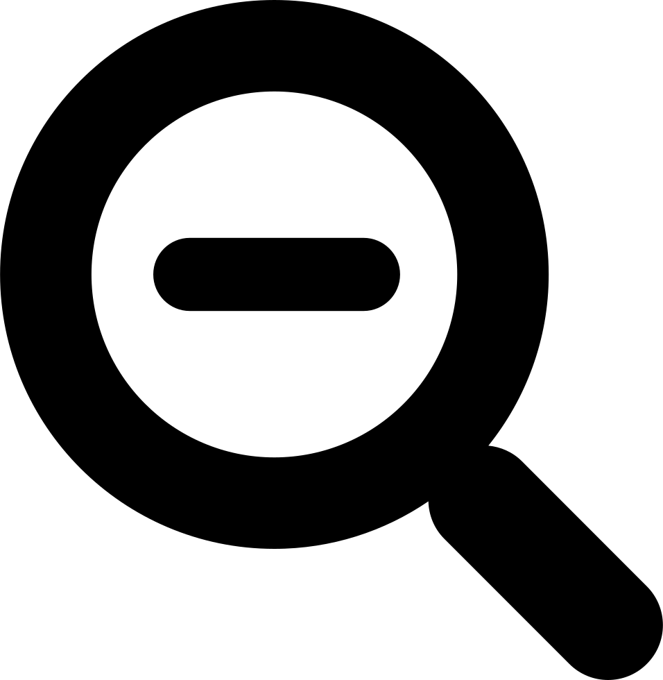 956x980 Magnifying Glass With Minus Sign Png Icon Free Download