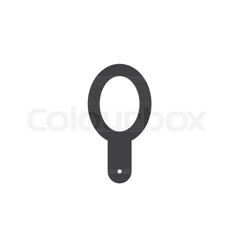 800x800 Hand Mirror Icon Vector, Filled Flat Stock Vector Colourbox