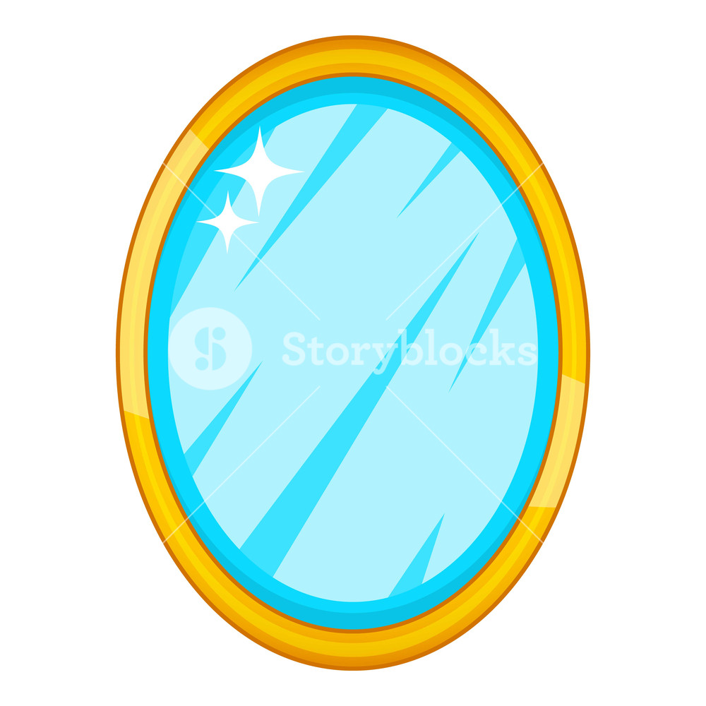 1000x1000 Mirror Icon Cartoon Illustration Of Mirror Vector Icon For Web