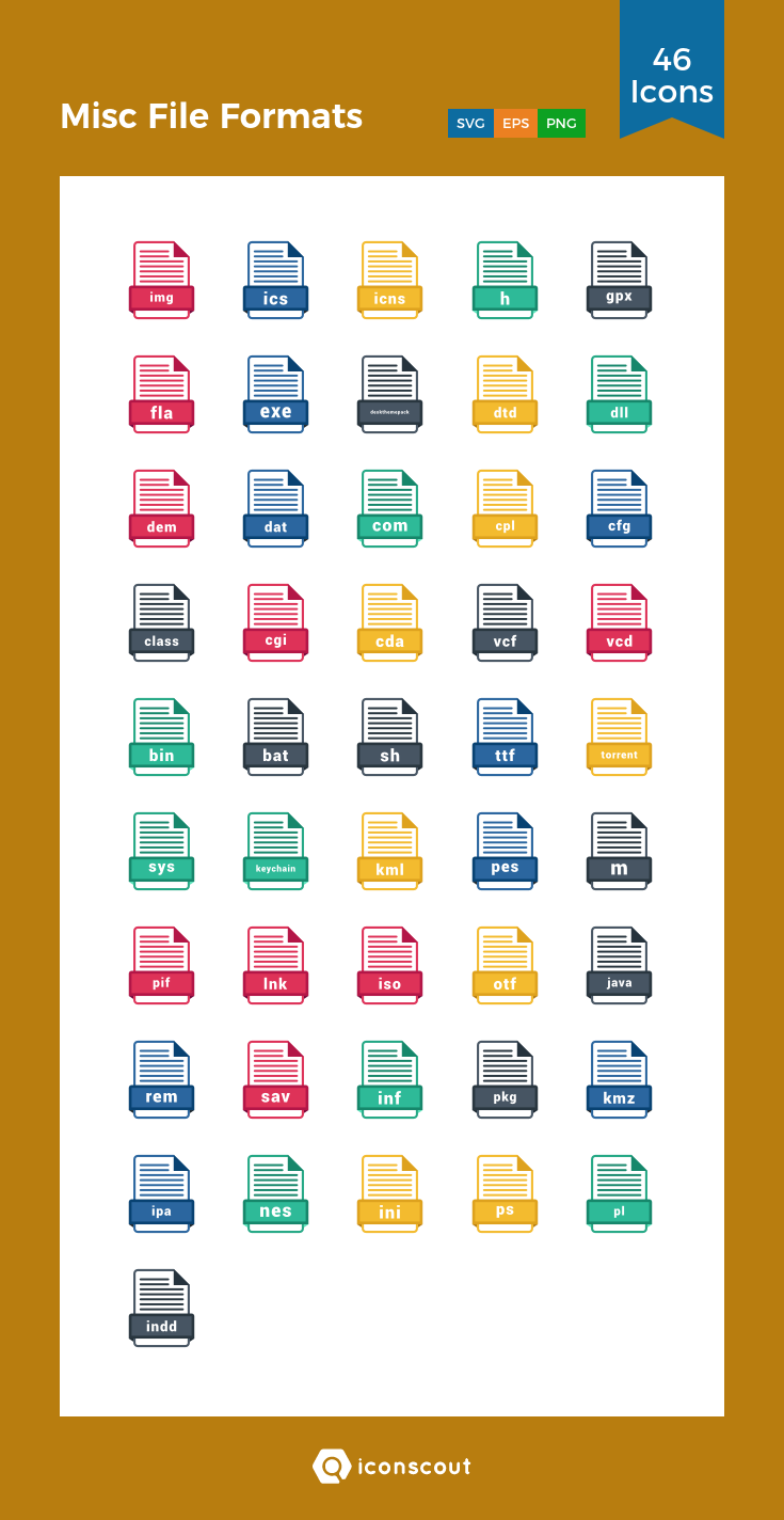 735x1424 Misc Formats Icon Pack