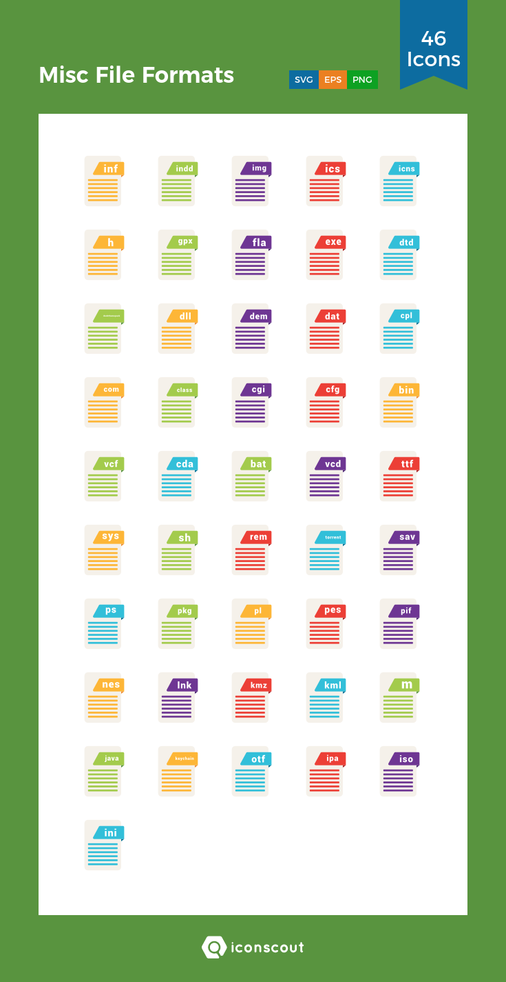 735x1424 Misc Formats Icon Pack