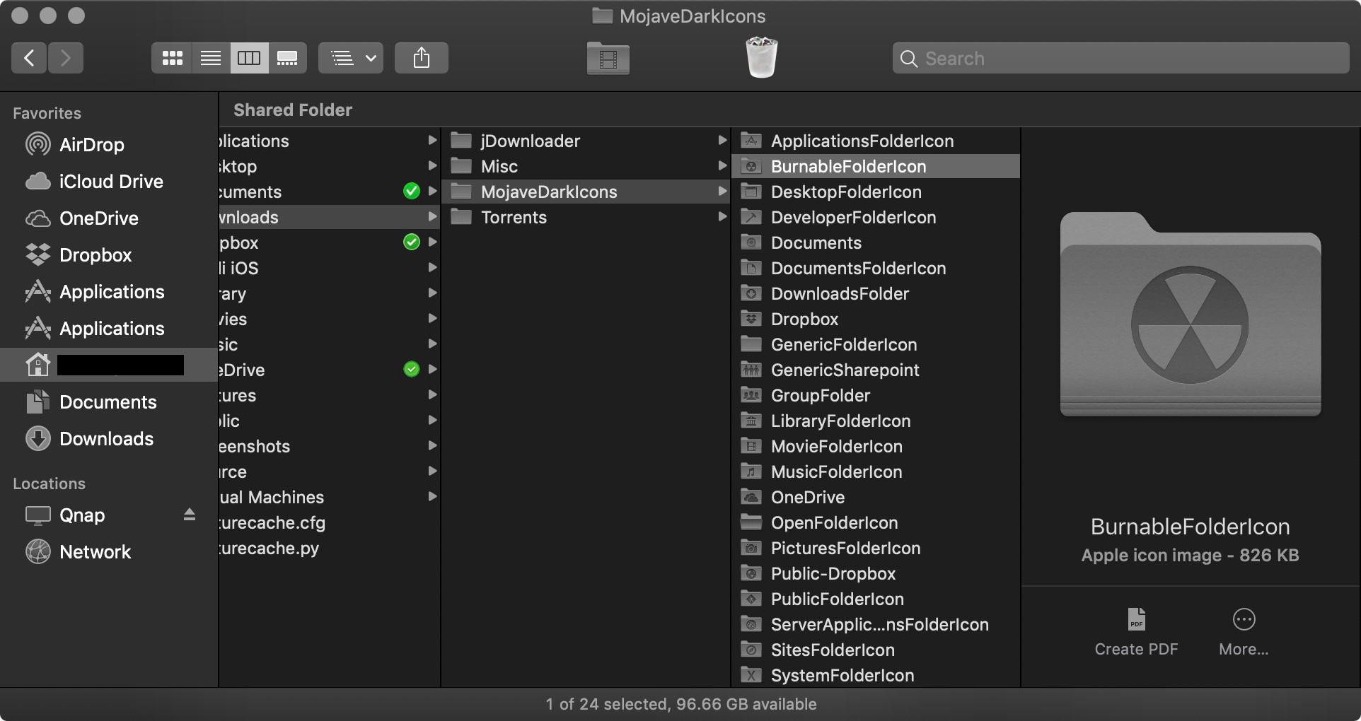 1924x1020 Mojave Toned Down Folder Icons, Bright Blue Folders Had No Place
