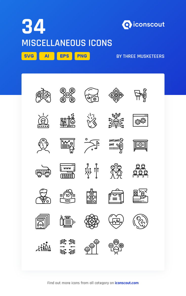 Miscellaneous Icon Pack 735x1172 Miscellaneous Icon Pack