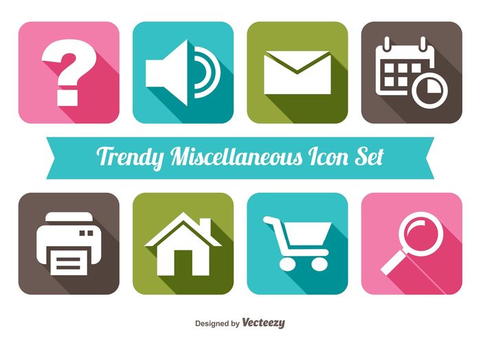 Trendy Miscellaneous Icon Set 700x490 Trendy Miscellaneous Icon Set