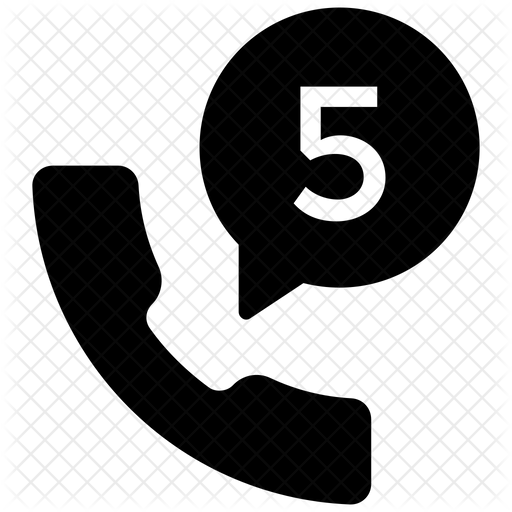512x512 Missed Calls Icon Of Glyph Style
