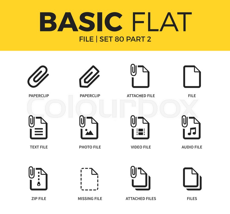 800x742 Basic Set Of Icons