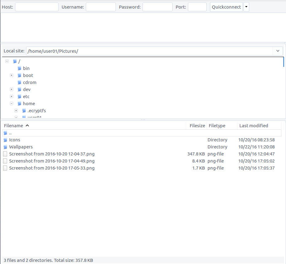 933x861 Missing Icons In Filezilla