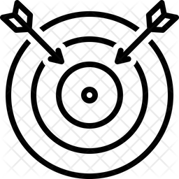 256x256 Target Missing Icon Of Line Style