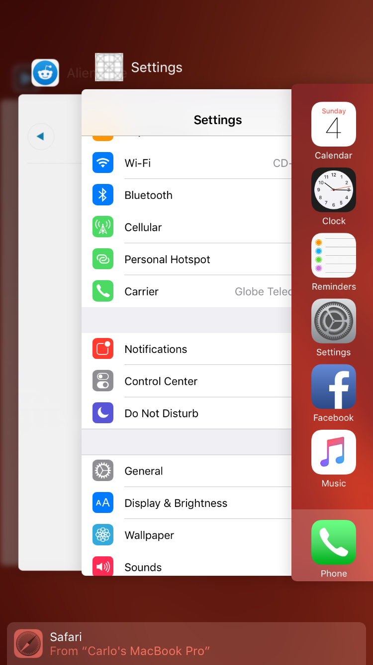 750x1334 Missing Settings Icon For App Switcher In Ios Iphone Anyone