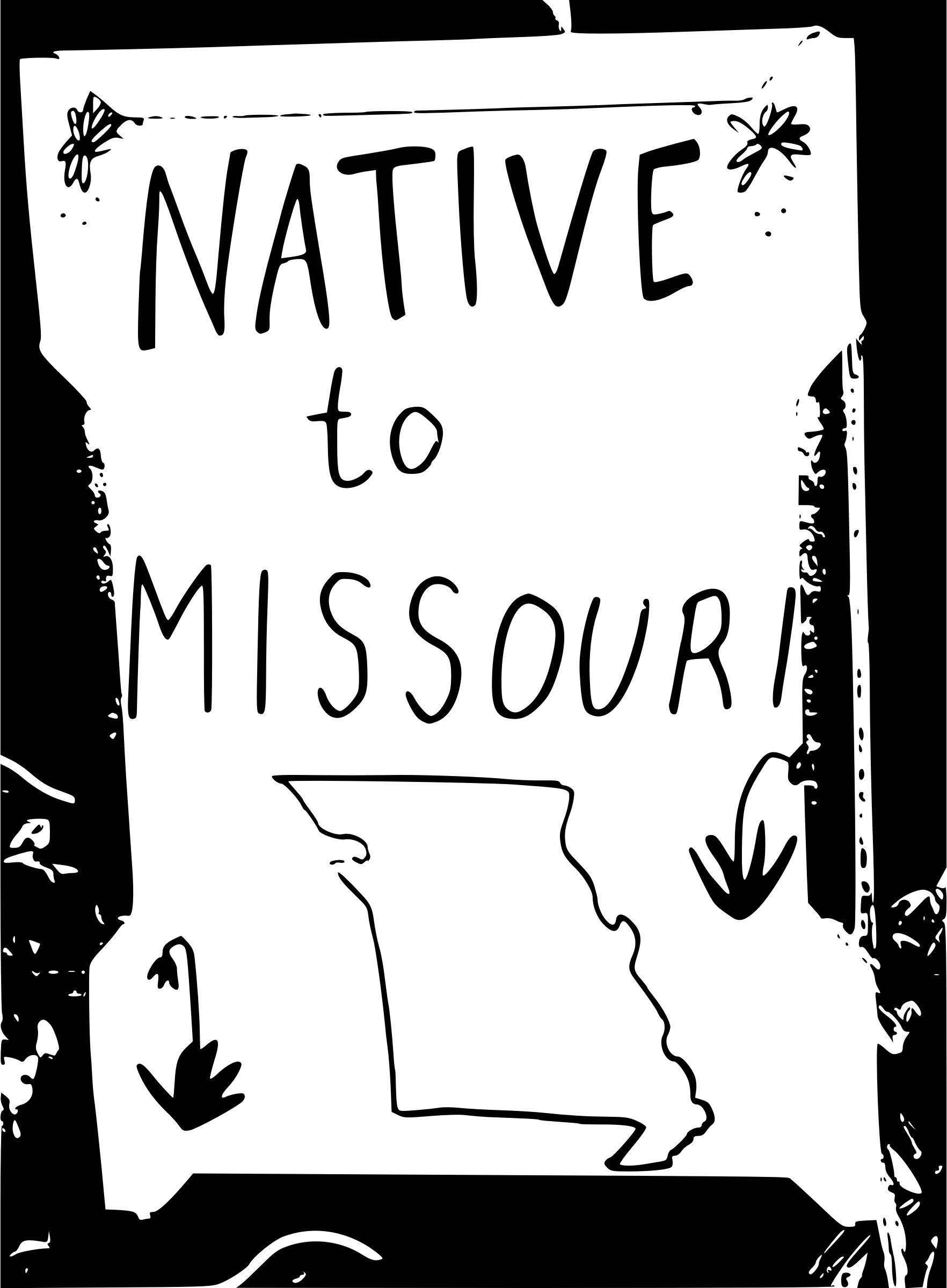 1764x2400 Native To Missouri Icons Png